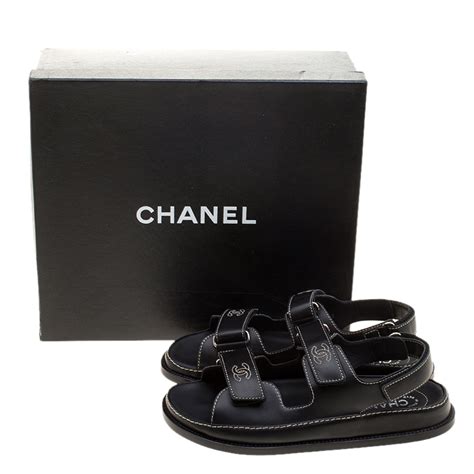 flat chanel sandals women